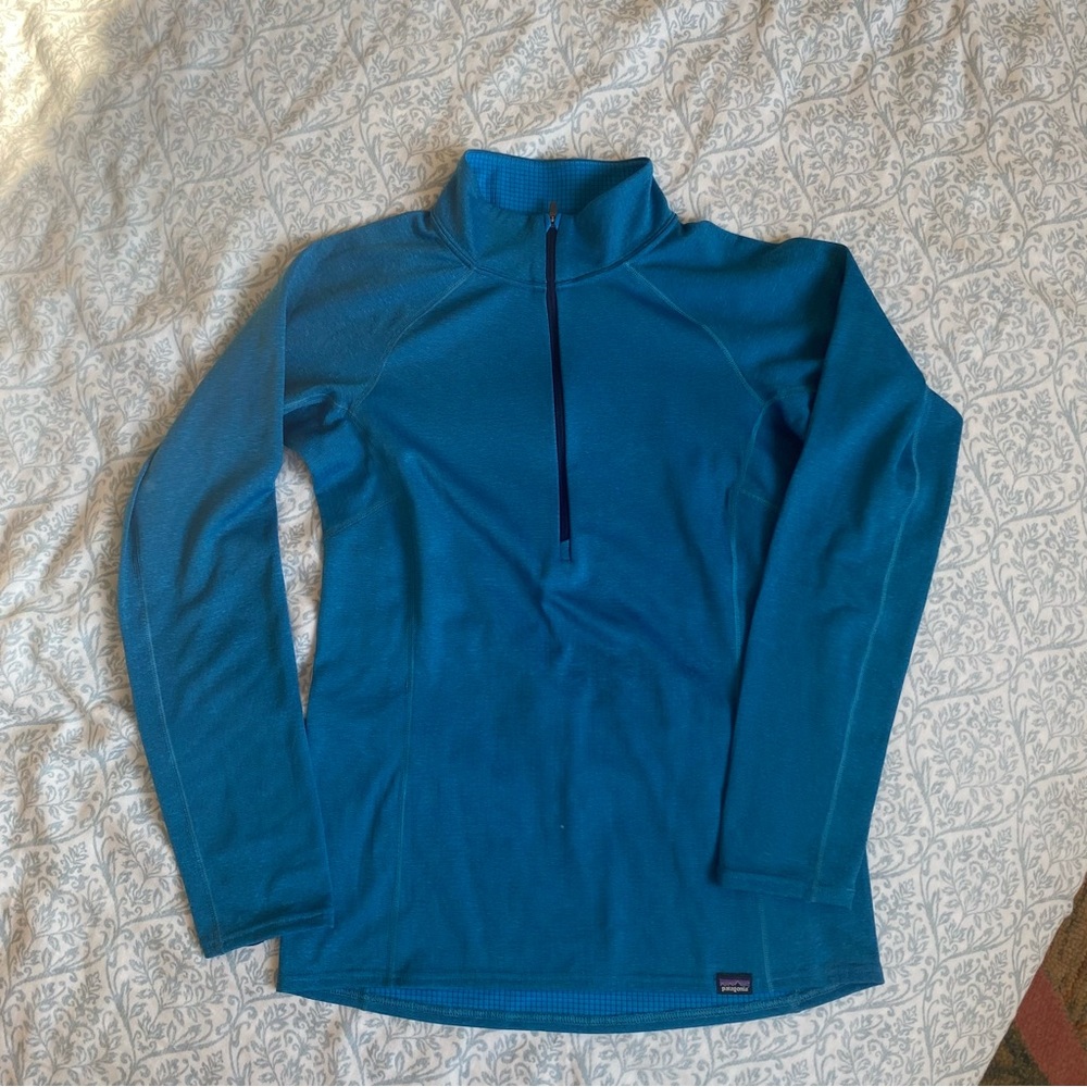 Patagonia capilene quarter zip base layer long sleeve top